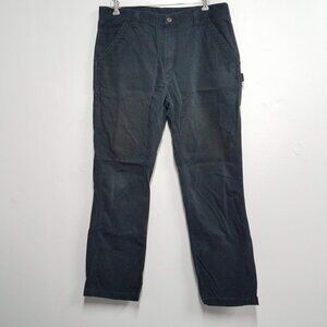 Carhartt Pants B324 BLK Relaxed Fit Canvas Mens 38x34 Black Workwear Carpenter